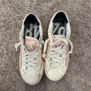 Pink sparkly P448 sneakers barely worn. Sz 39